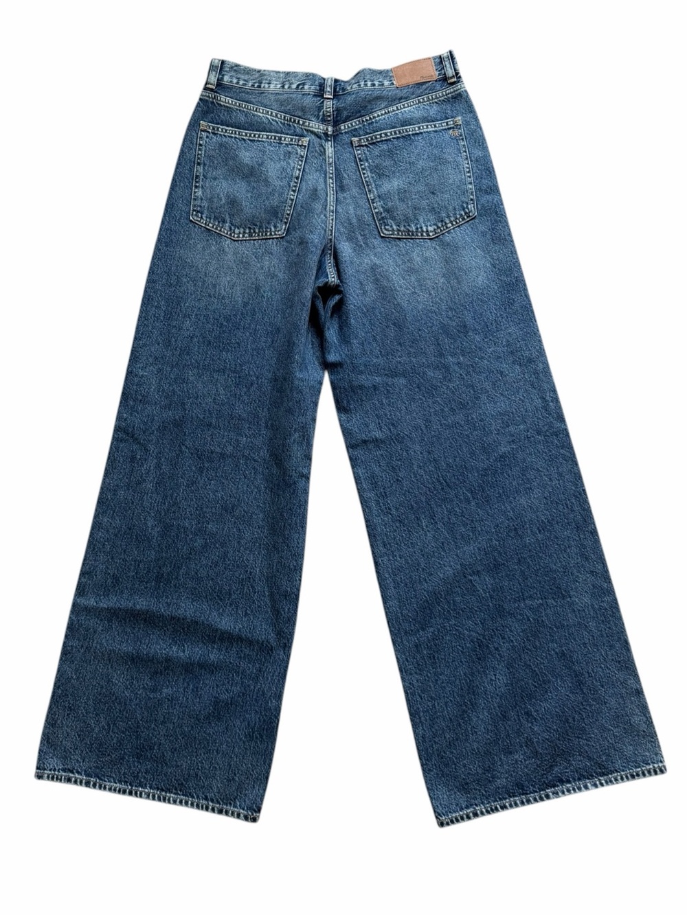 Madewell Women’s Superwide Leg Jeans Size 29 Blue Rigid Denim High Rise NWOT - Picture 5 of 8